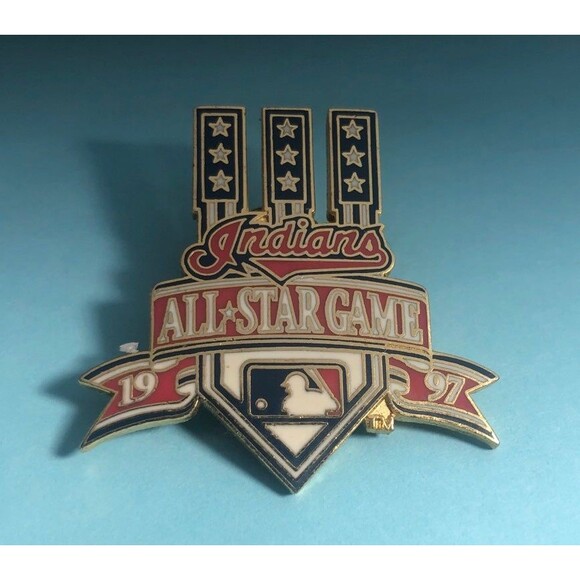 1997 MLB All Star Game - Cleveland Indians Pin - Picture 1 of 3